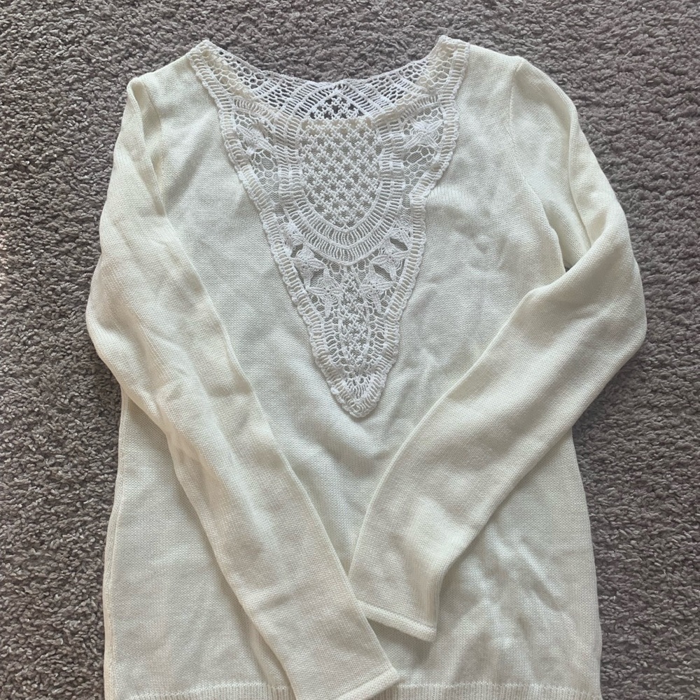 VENUS⭐️- Soft Cream Knit Top 4 For $25